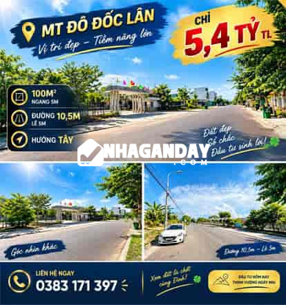 MT ĐÔ ĐỐC LÂN CHỦ CẦN CẮT LỖ GẤP, 100M² ĐƯỜNG 10,5M – CHỈ 5,4 TỶ
